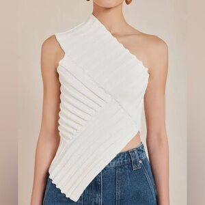 Cult Gaia Del Knit Top